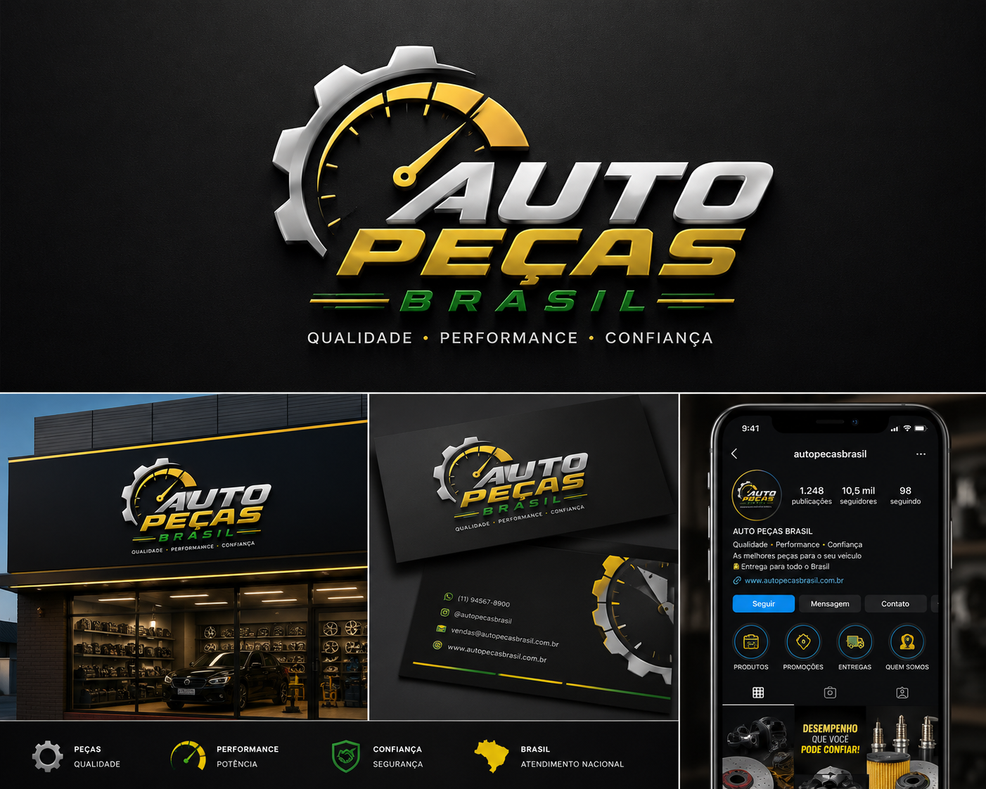 criação de logo para autopeças exemplo 1