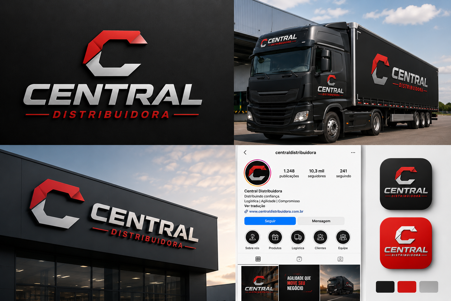 criação de logo para distribuidora exemplo 1