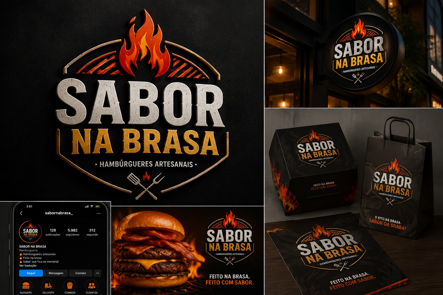criação de logo para hamburgueria exemplo 2