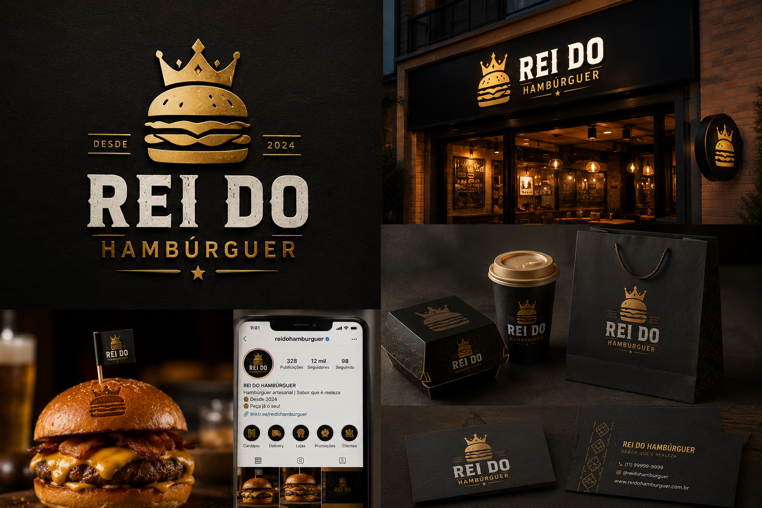 criação de logo para hamburgueria exemplo 3