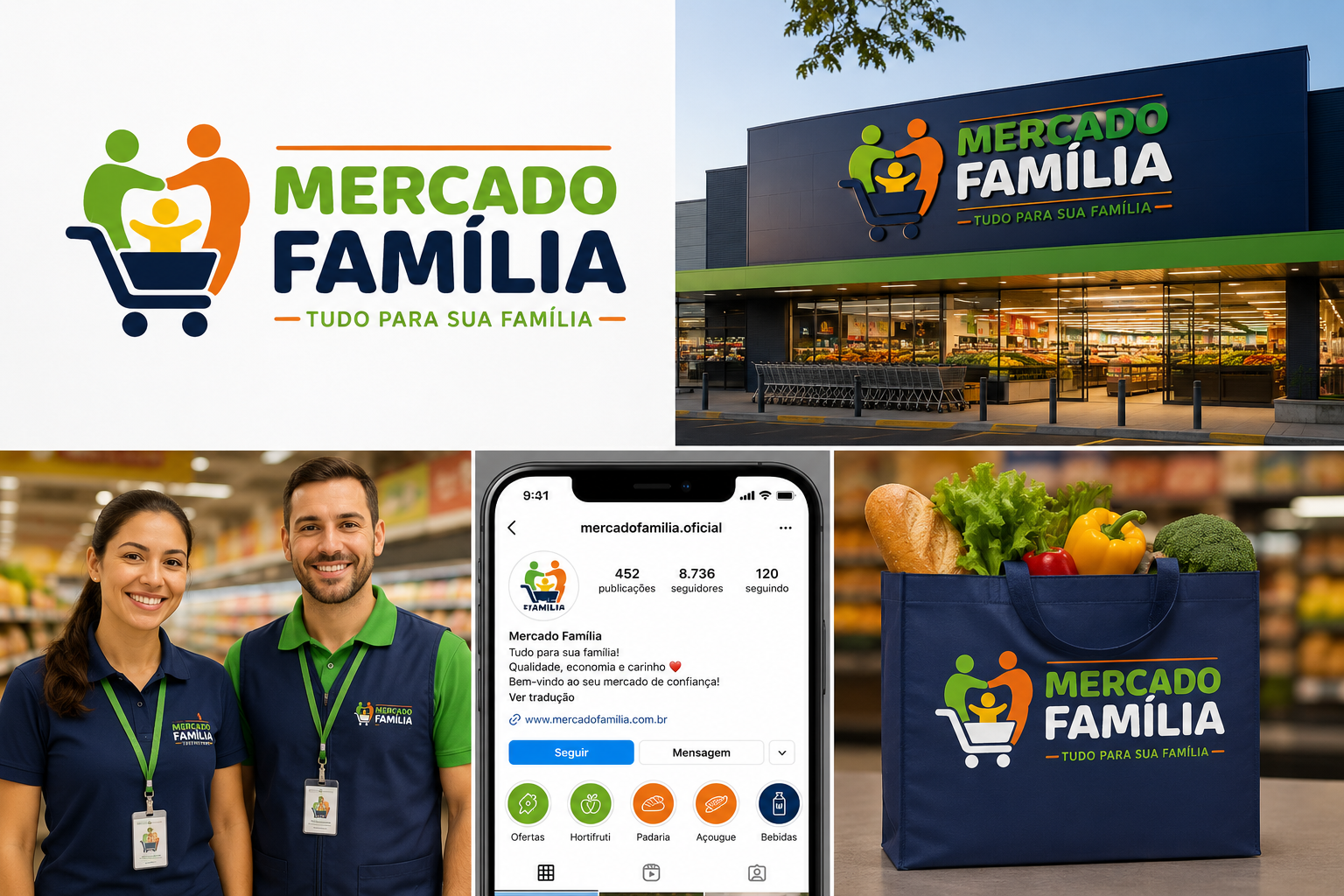 criação de logo para mercado local exemplo 2
