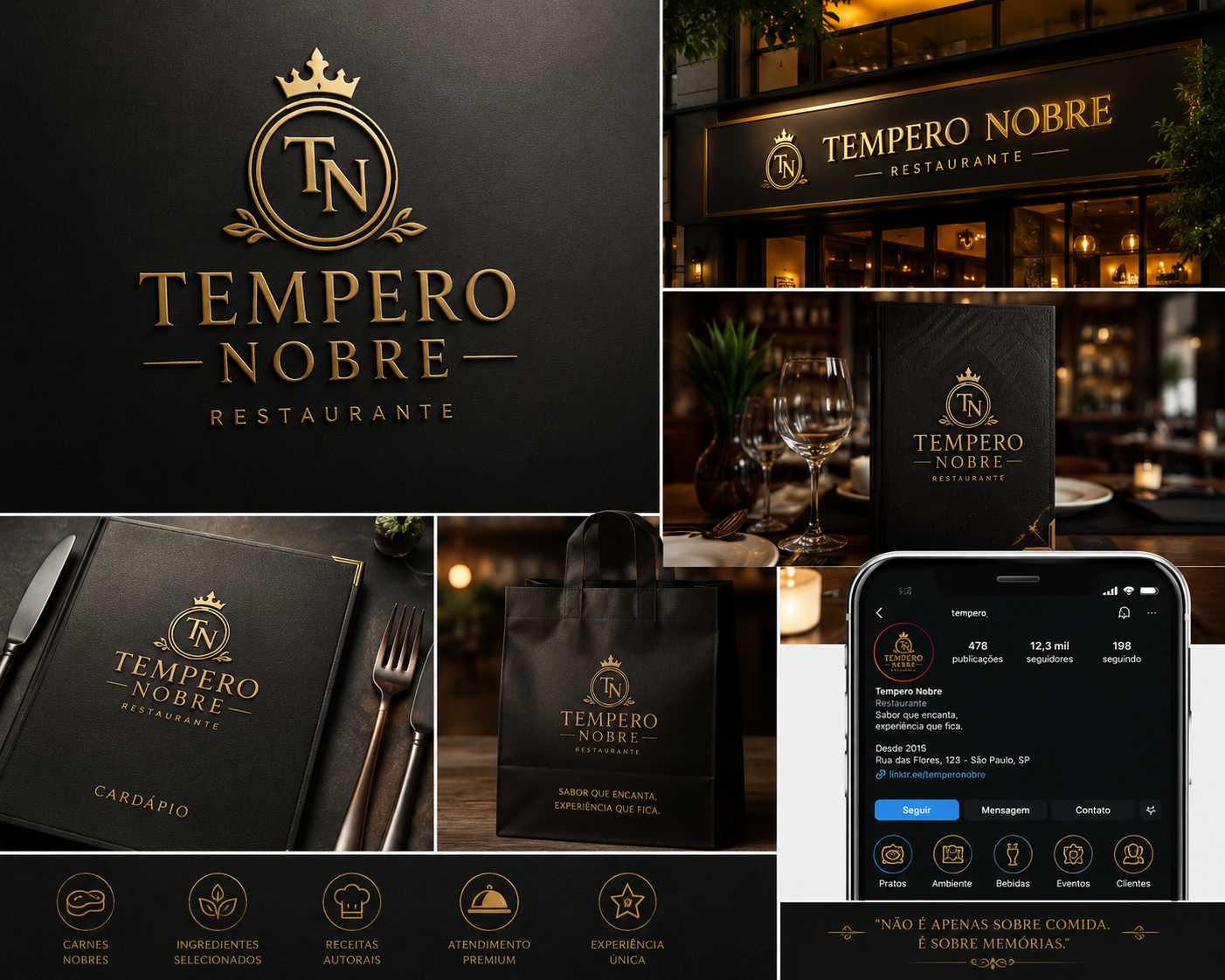 criação de logo para restaurante exemplo 3